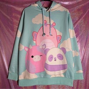 Dolls Kill x Squishmallows Squishville Pastel Mallow Dreams Oversized Hoodie